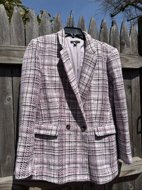 Ann Taylor size 14 cotton blend blazer jacket.